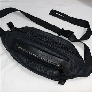 Alexander Wang fanny pack in Black Leather
